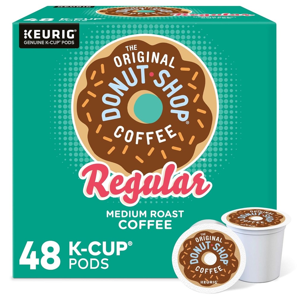 image:imageThe Original Donut Shop Regular SingleServe Keurig KCup Pods Medium Roast Coffee Pods 48 CountUnflavored
