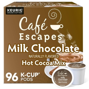 Cafe Escapes Chai Latte Keurig Single-Serve K-Cup Pods, 96 Count(Milk Chocolate)