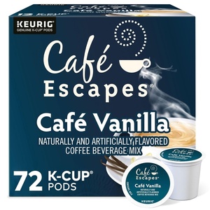 Cafe Escapes Chai Latte Keurig Single-Serve K-Cup Pods, 96 Count(Vanilla)